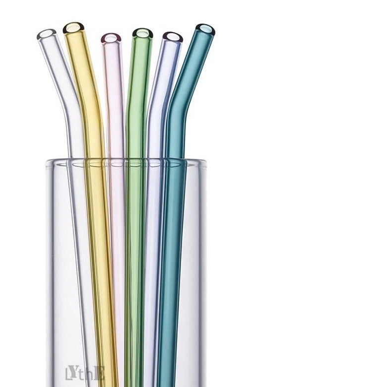 Borosilicate Glass Straws - 4 pack