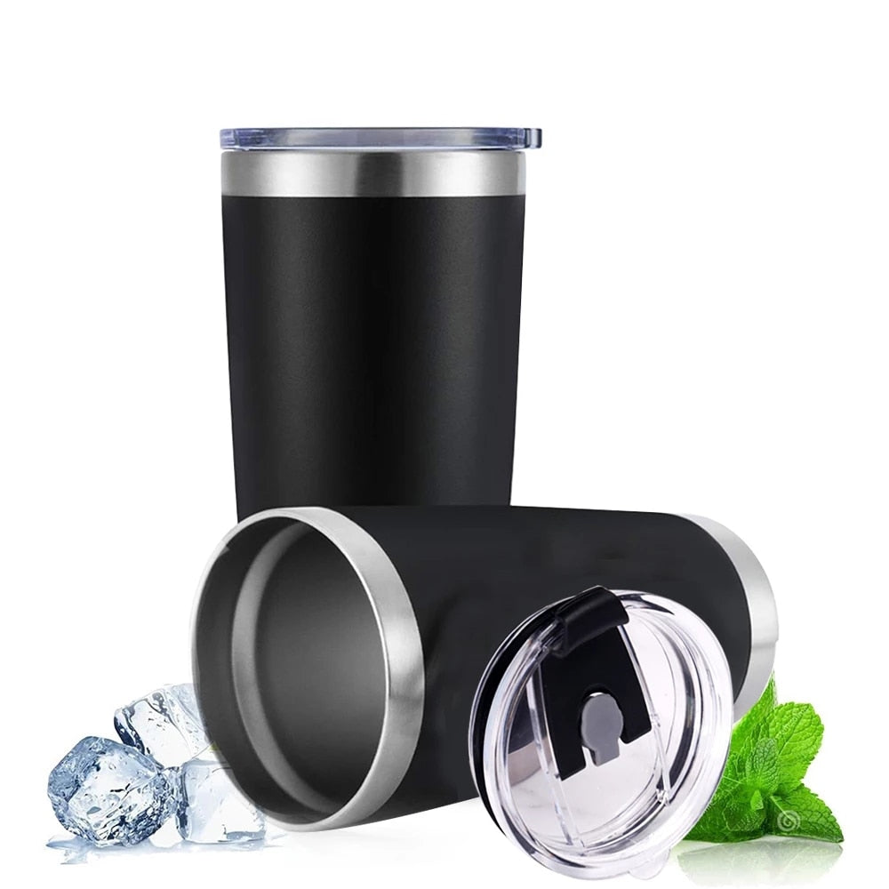 Stainless Steel Thermal Beer / Coffee Cup - Large
