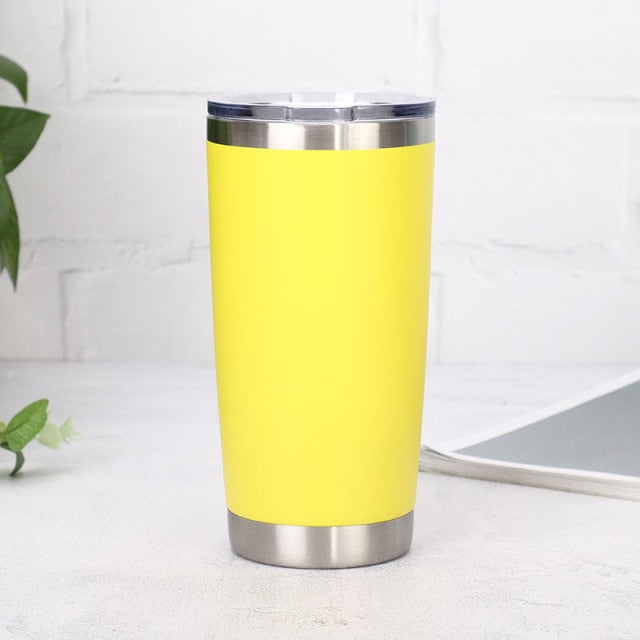 Stainless Steel Thermal Beer / Coffee Cup - Large