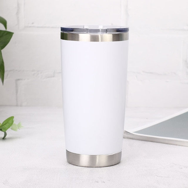 Stainless Steel Thermal Beer / Coffee Cup - Large
